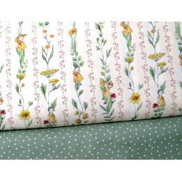 Stoffpaket acufactum gelb salbei 72021 Baumwolle Blumen Mädchen Kinder Pilze
