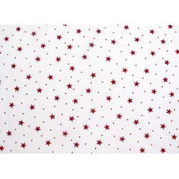 Stoff Sterne Patchwork Dear Santa Baumwolle Sternchen Punkte Moda 