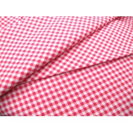 Patchworkstoff Karos Grace rot rosa Baumwolle Stoff Gingham kariert Karostoff