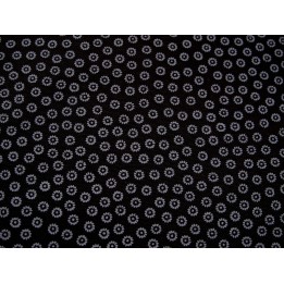 Baumwollstoff Blümchen Stoff Baumwolle Dots Punkte Kringel Tupfen schwarz grau