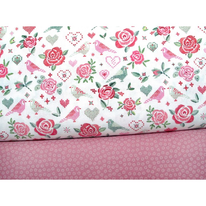 Stoffpaket acufactum Stickliebe 72059