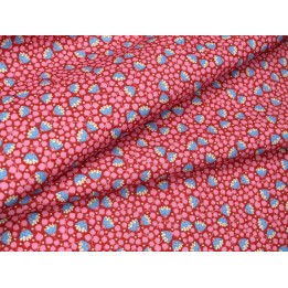 Tilda Stoffe Wallflower Glockenblumen Blätter Ranken Baumwolle Patchworkstoff Quiltstoff