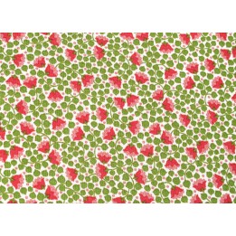 Tilda Stoffe Blümchen Glockenblumen Ranken Blätter Baumwolle Patchworkstoff Quiltstoffe Wallflower