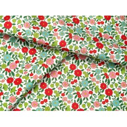Tilda Stoffe Blümchen Wallflower Blumen Baumwolle Patchworkstoff Quiltstoffe