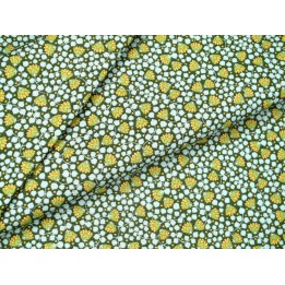 Tilda Stoffe Blumen Baumwolle Glockenblumen Blümchen grün Wallflower