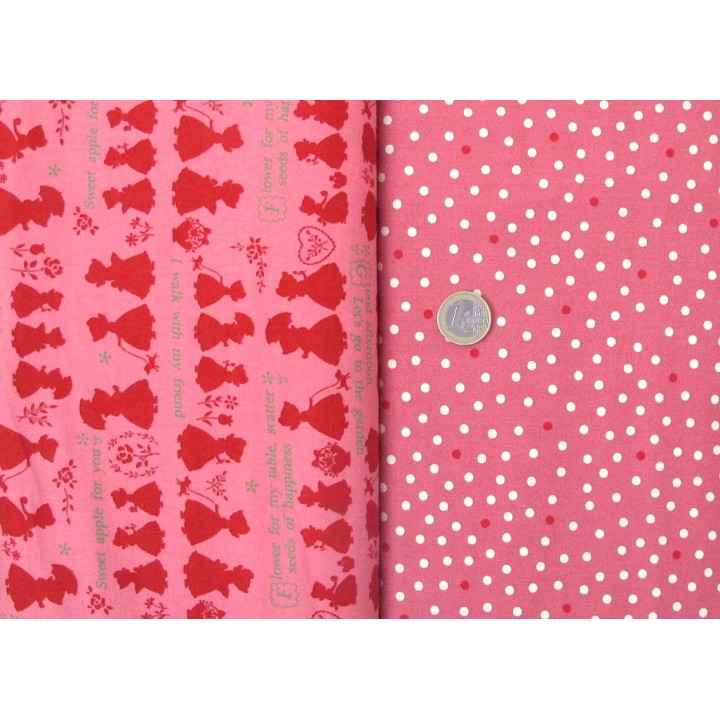 Patchwork Stoffpaket Kinderstoffe Blumen Tiere Schnecken Punkte Baumwolle 75086