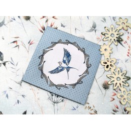 Label acufactum Schwalbe Maxi Patch Webetikett Aufnäher dear Jane