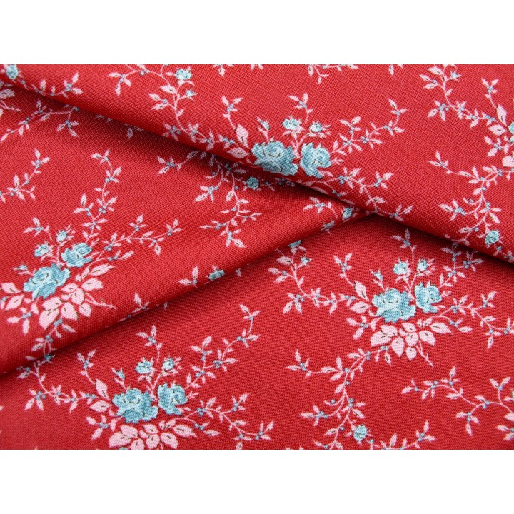 Tilda Stoff Rosen Blumen Baumwolle Patchwork Merry Little Christmas