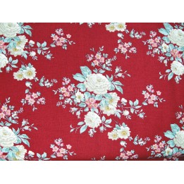 Tilda Stoff Rosen Blumen Baumwolle Patchwork Merry Little Christmas