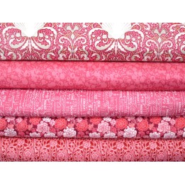 Patchwork Stoffpaket Rosenstoffe Muscheln Schrift Wörter Text Beeren Baumwolle Stoffe 75032