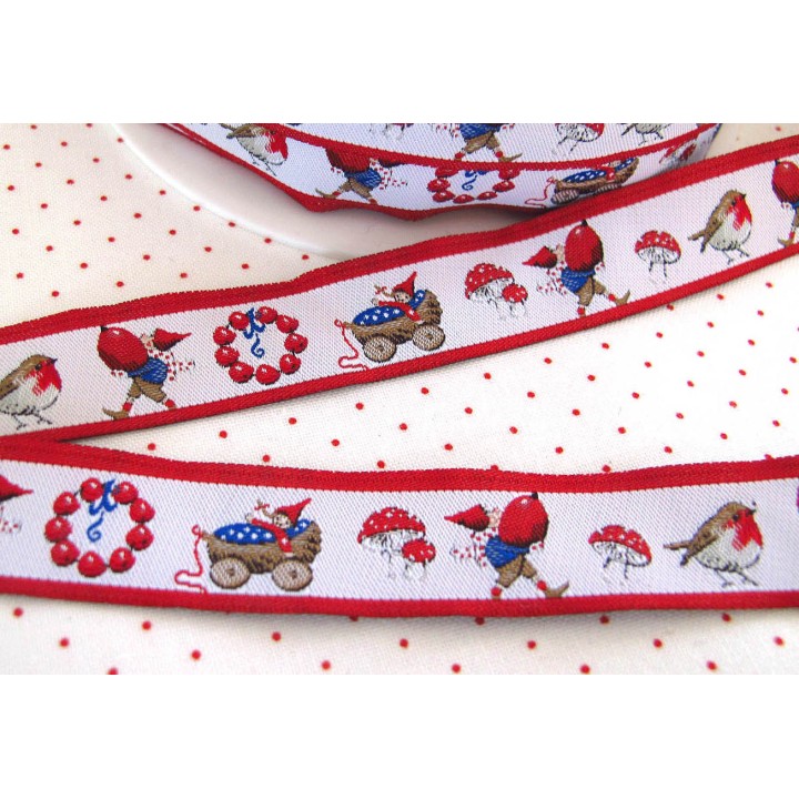 Webband acufactum Pelle Wichtelkinder Borte Spitze Band Daniela Drescher