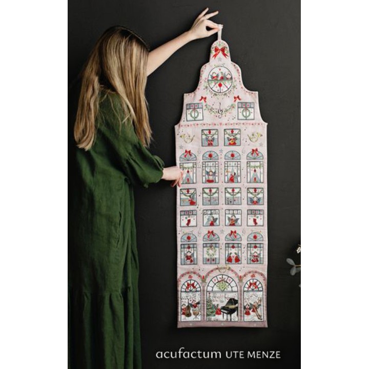 Adventskalender Panel acufactum Baumwolle DIY zum selber nähen  Musikhaus