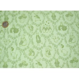 Patchworkstoff Peter Hase Baumwolle Stoff Kinderstoff Tierstoff Igel Gans Fuchs Maus  Beatrix Potter