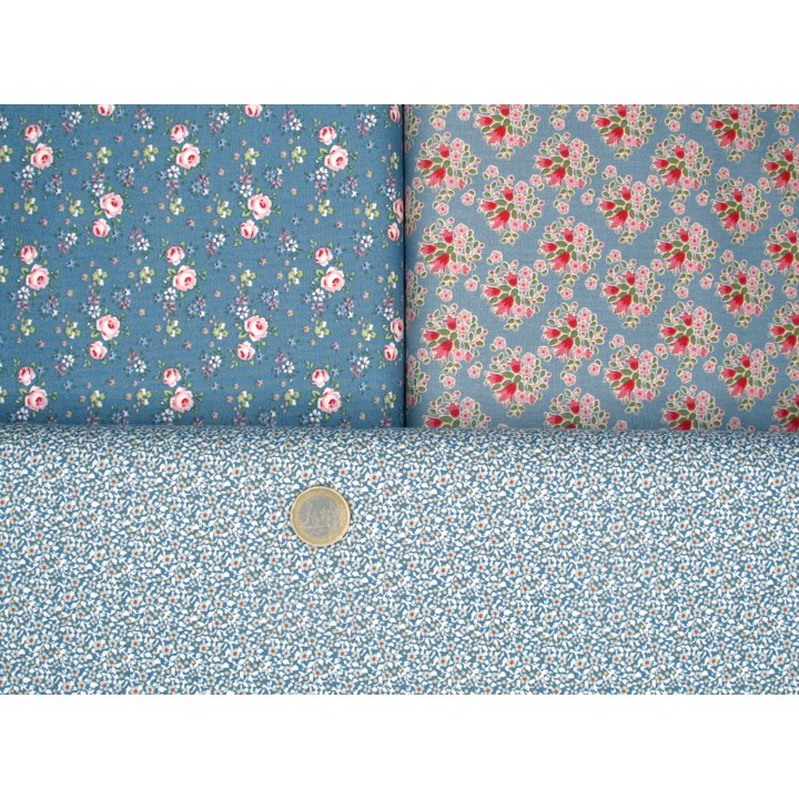 Tilda Stoffpaket Blumen Rosen Baumwolle Stoffe 75081