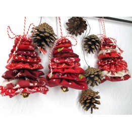 Freebie Tannenbaum aus JoJo`s Weihnachten Dekoration Stoff Baumwolle