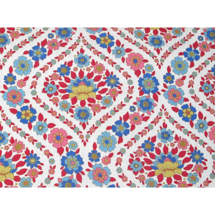 Fat Quarter Tilda Stoff Blumen Ornamente Baumwolle Wallflower