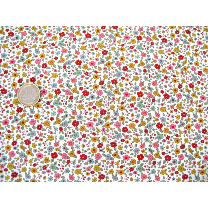 Fat Quarter Tilda Stoff Blümchen bunt