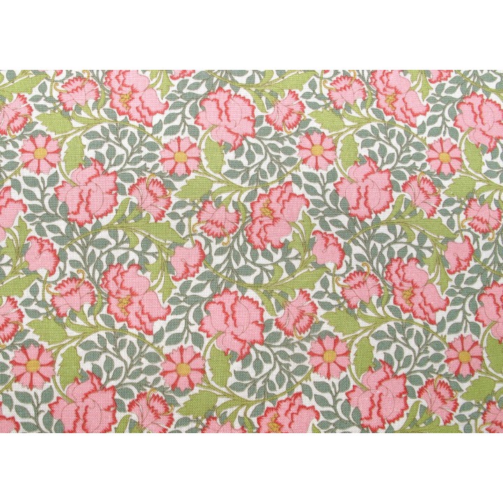Tilda Stoffe Nelken Blumen Blätter Baumwolle Patchwork Quilten Songbird