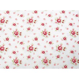 Rosenstoff Lyda Rose Patchworkstoff Baumwolle Blumen Röschen Moda Bunny Hill Designs