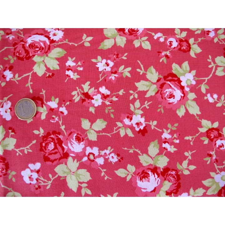 Patchworkstoff Rosen Sophie Baumwolle Blumen Brenda Riddle Moda Quiltstoff