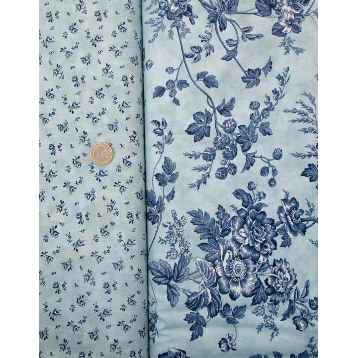 Patchwork Stoffpaket Rosen Vögel 75069 Baumwolle Quilten