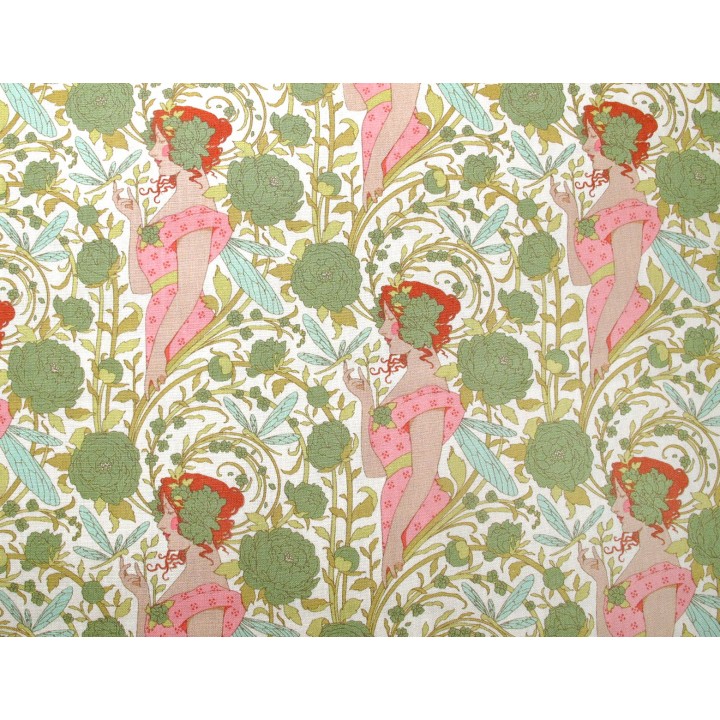 Fat Quarter Tilda Stoff Blumen Frauen Baumwolle Tiere Songbird Art Nouveau