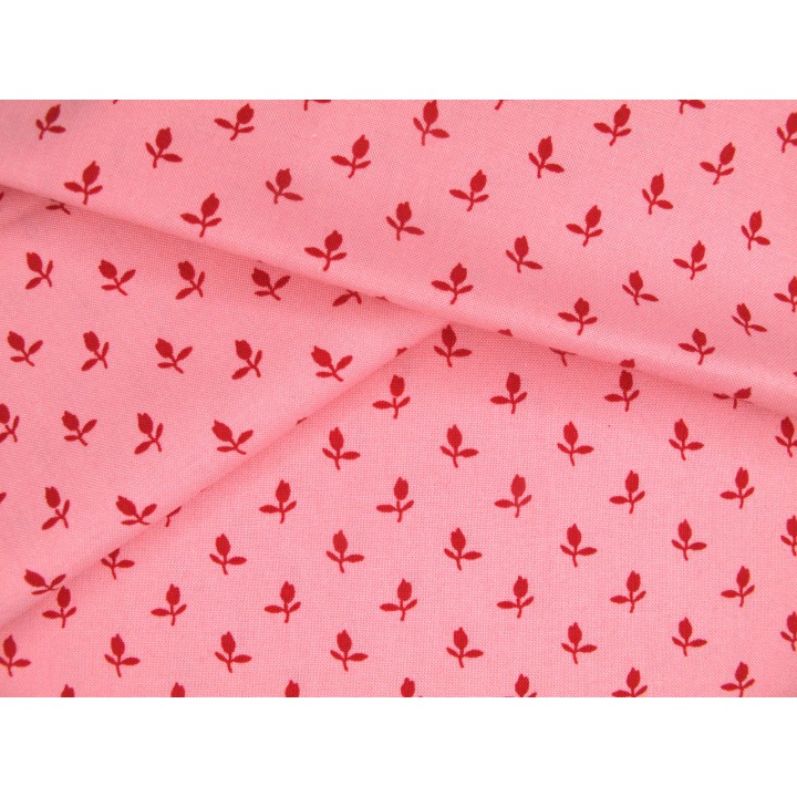 Patchworkstoff Blumen The Flower Farm Tulpen Blümchen Moda Baumwolle Meterware