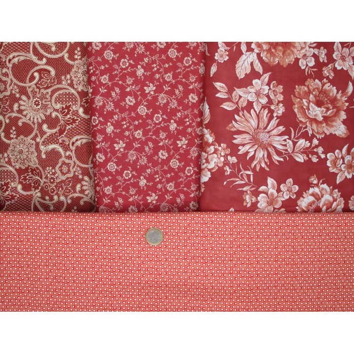 Patchwork Stoffpaket orange Herbst 77016