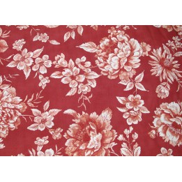 Patchworkstoff Baumwollstoff Meterware Mohnblumen Sandalwood Dahlien Moda 