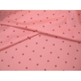 Patchworkstoff Blumen rosa Meterware Baumwolle Moda Sunnyside