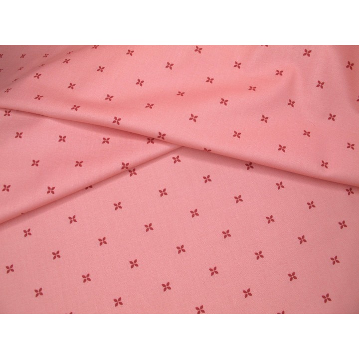 Patchworkstoff Blumen rosa Meterware Baumwolle Moda Sunnyside