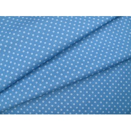 Tilda Stoff Pünktchen Baumwolle Meterware Dots Tupfen blau Something Blue