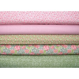 Tilda Stoffe Stoffpaket Patchwork Baumwolle Blumen Nelken Punkte