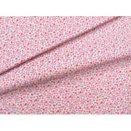 Tilda Stoff Patchworkstoff Baumwolle Meterware Blümchen Mini Brie Basics Pink