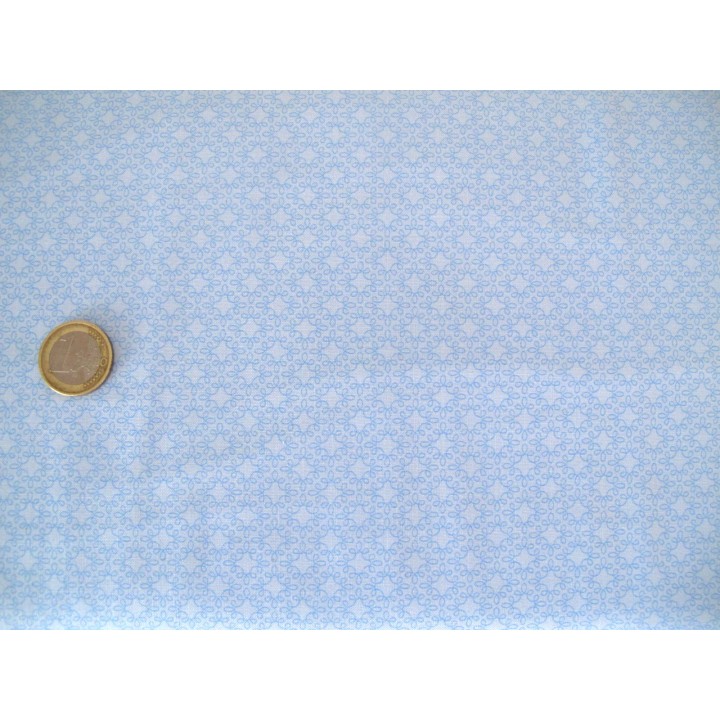 Fat Quarter Ornamentstoff hellblau Henry Glass