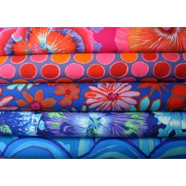 Patchwork Stoffpaket Kaffe Fassett Blumen Tupfen Punkte Dots Baumwolle