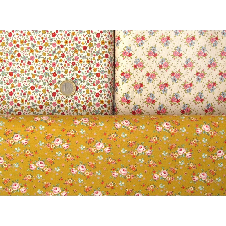 Tilda Stoffpaket Blumen Rosen Herbst 77001
