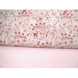 Stoffpaket acufactum stoffe baumwolle patchwork rehe blüten punkte kerstin heß