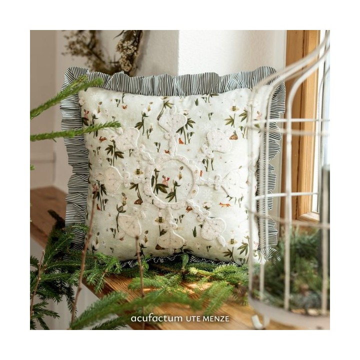 Stoff acufactum Engel Christrosen
