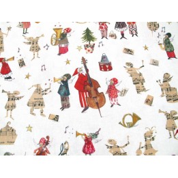 acufactum stoff bamwolle weihnachten engel nikolaus noten musik silke leffler weihnachtsmusikanten