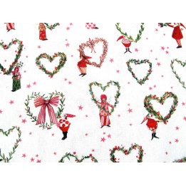 acufactum stoff baumwolle weihnachten engel herzen sterne meterrware silke leffler