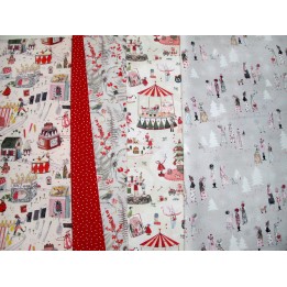 Stoffpaket Baumwolle Weihnachten Silke Leffler Kerstin Heß weihnachtlich acufactum 75065