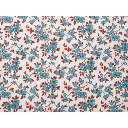 tilda stoff patchwork baumwolle blumen vergissmeinnicht blümchen vintage village life meterware