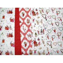 acufactum stoffe weihnachten silke leffler engel nikolaus kinderstoffe baumwolle patchwork