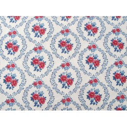 tilda stoff rosen ornamente blumen patchwork baumwolle quilten meterware village life