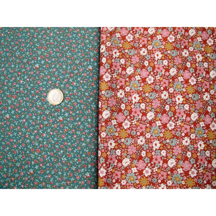 Tilda Stoffpaket Blumen Village Life 75075