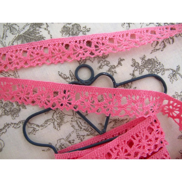 Häkelborte pink