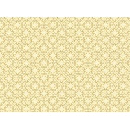 Stoff vanille ocker Ornamente
