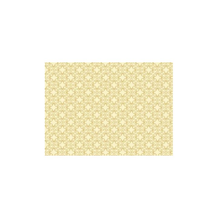 Stoff vanille ocker Ornamente