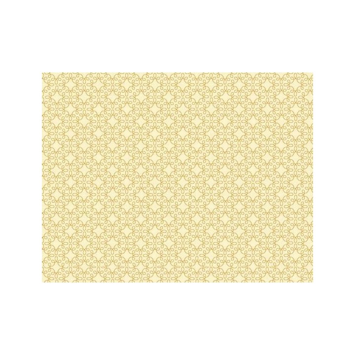 Stoff vanille ocker Ornamente